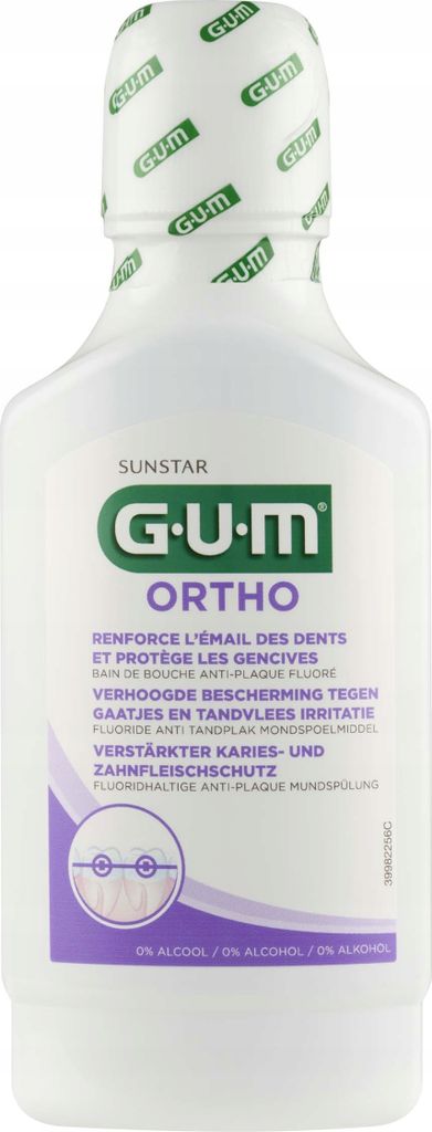 GUM Ortho, 300 ml, Aloe vera, Bisabolol, Zázvor, Láhev, 1 Obrázek produktu 