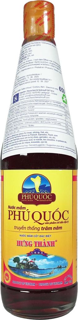 Hung Thanh Fischsauce Nuoc Mam Phu Quoc 650ml Produktbild 