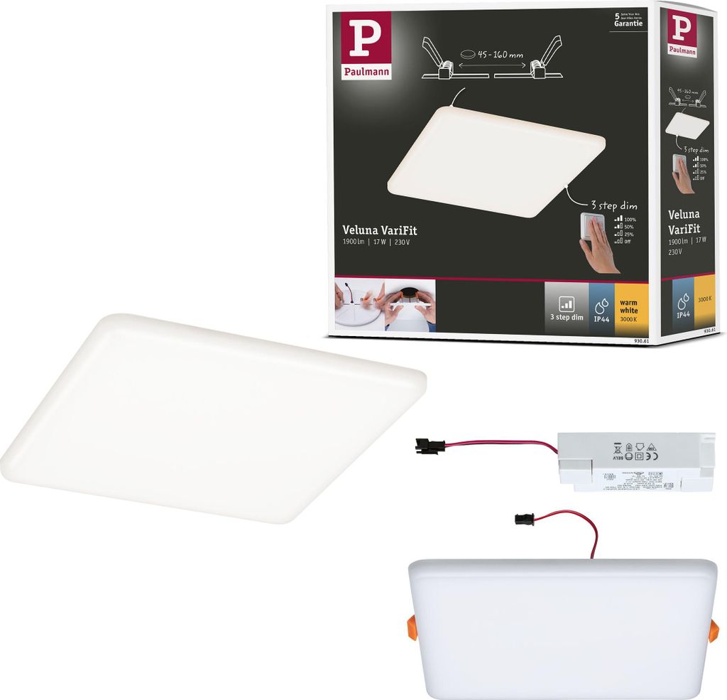Paulmann VariFit LED Einbaupanel Veluna