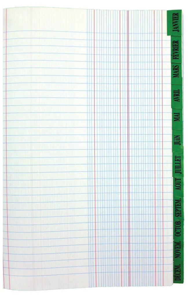 Cahier Échancier Rigide 96 Feuilles A4 ELVE - Reliure Ultra Solide