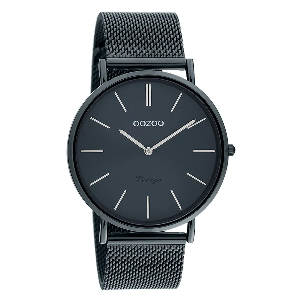 Orologio Oozoo C20003 Donna: Minimalismo Blu Notte con Maglia Milano
