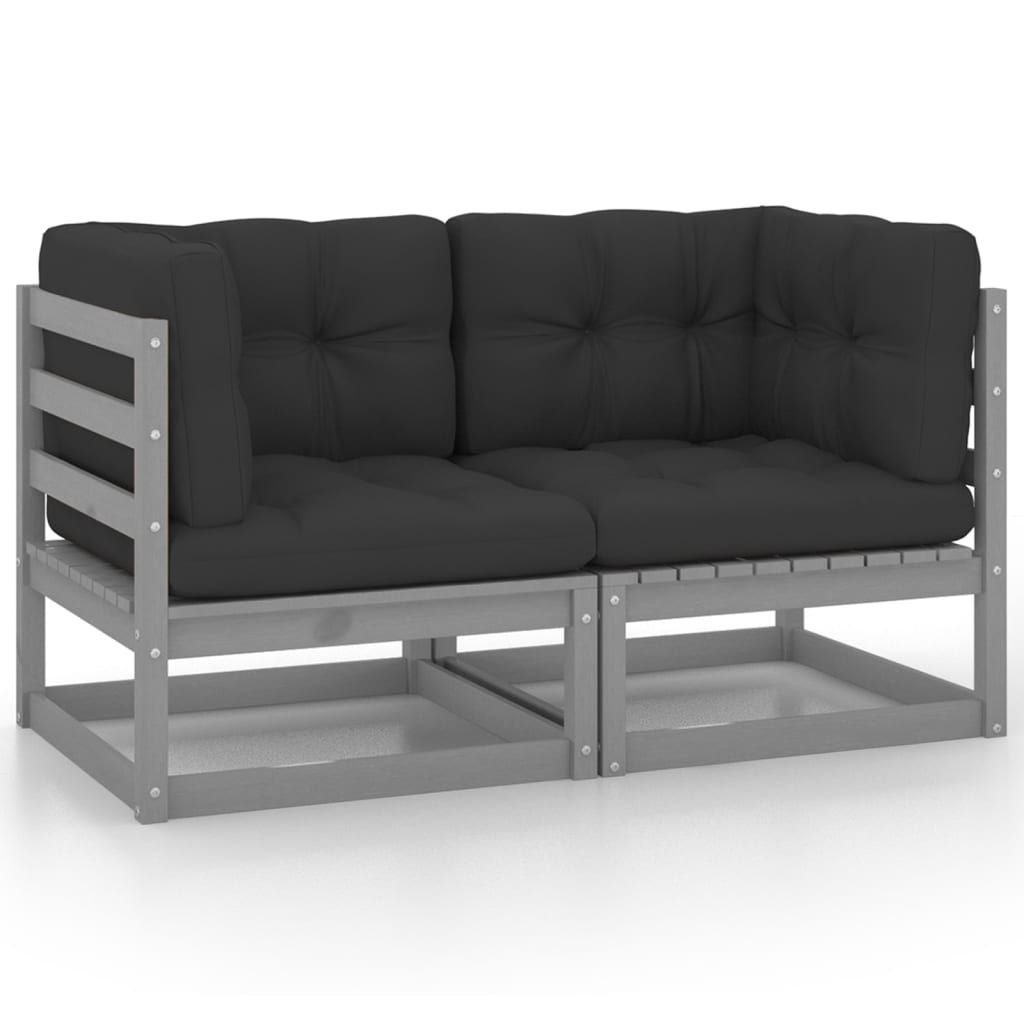Gartensofa 3-Sitzer Sofa mit Kissen Lounge Gartenbank Polyrattan Gartenmöbel DE 