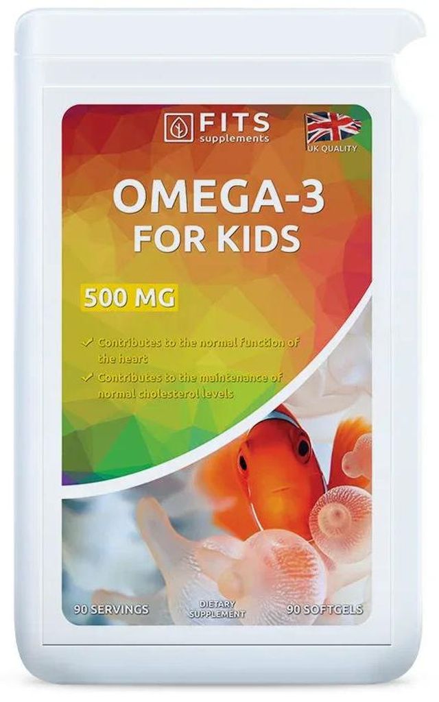 Omega-3 500 mg pro děti, 90 měkkých tobolek Obrázek produktu 