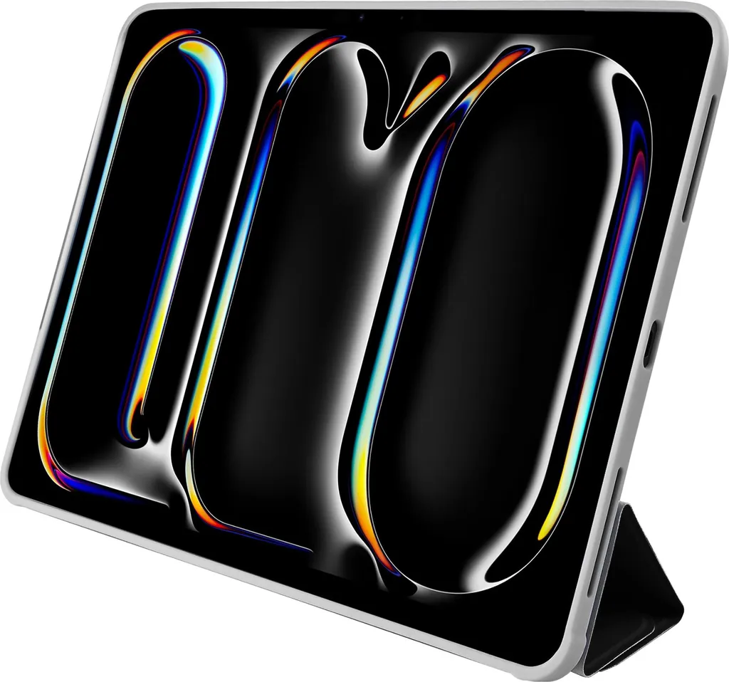 Support iPad Pro 13 M4 M5 Coque Bureau Ajustable pour Mode Vidéo Gris