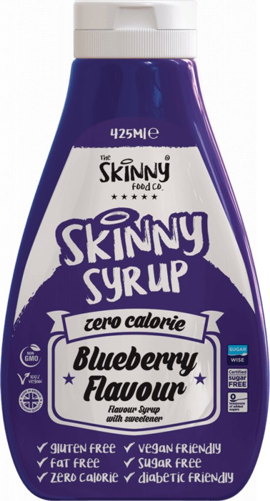 Skinny Foods Skinny Syrup (425ml) Blueberry - Funktionelle Produktbild 