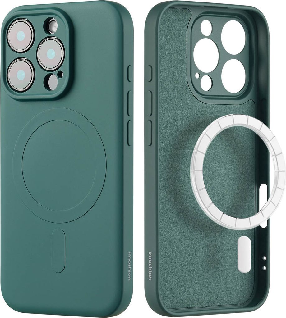 imoshion Color Back Cover mit MagSafe iPhone 16 Pro - Dunkelgrün