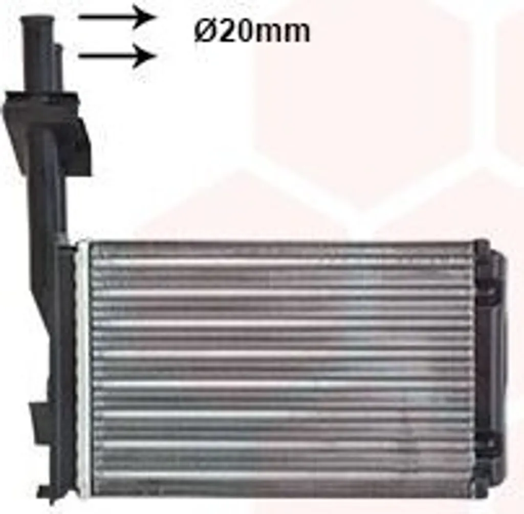 Système de Chauffage pour RENAULT 21 - Échangeur Thermique VAN WEZEL