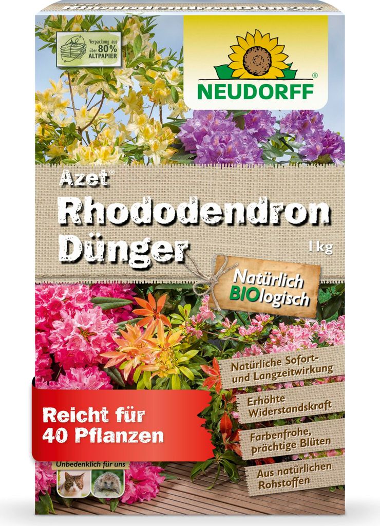Neudorff  - Azet RhododendronDünger 1 kg reicht für 40 Produktbild 