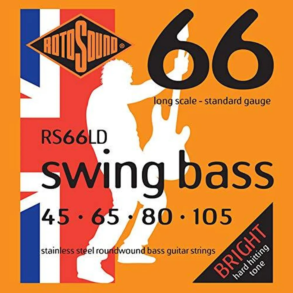 Rotosound RS66LD Swing Bass 66 Cordes Guitare Basse Standard Gauge