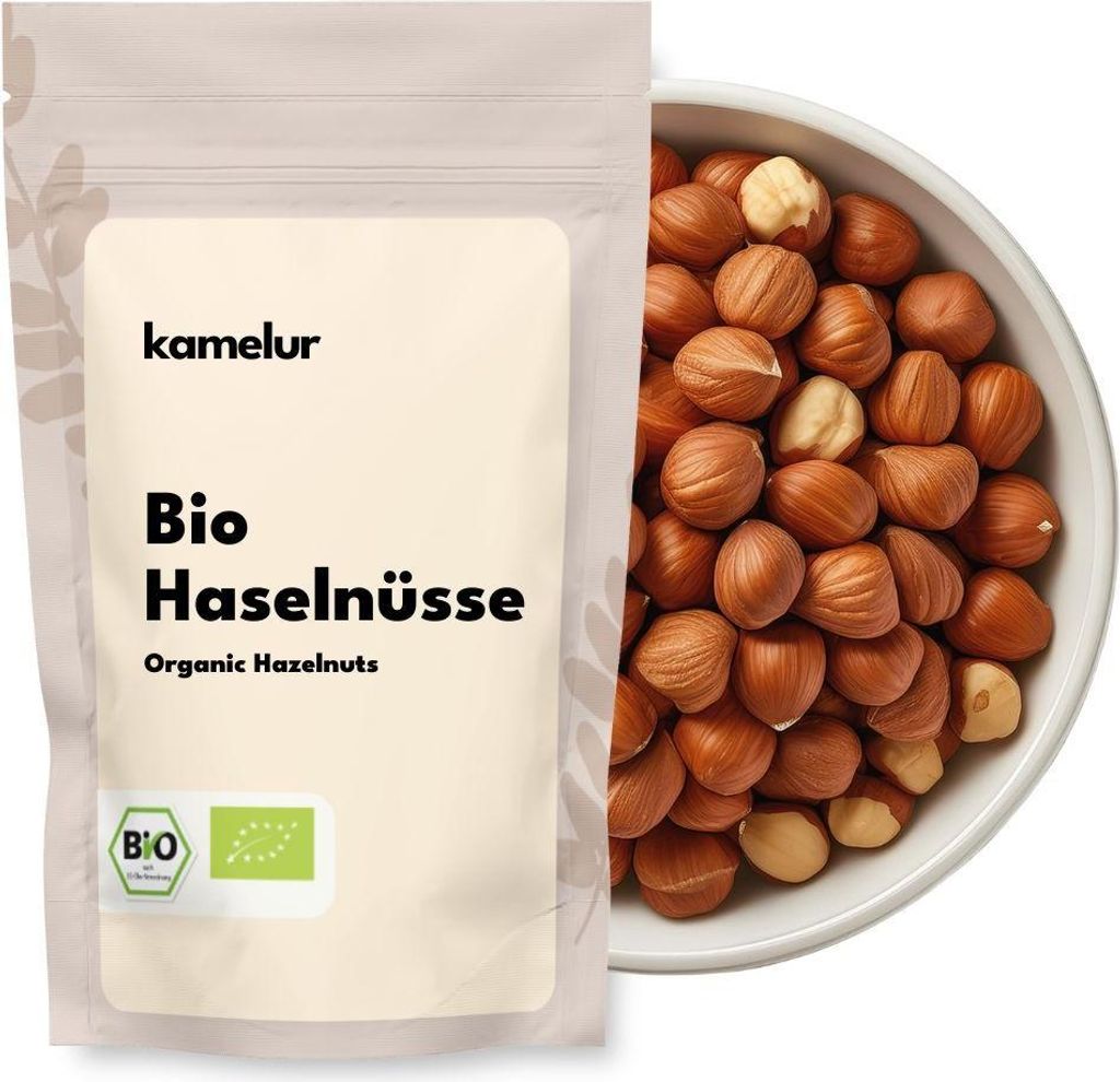 Kamelur BIO Haselnüsse ohne Schale 1kg