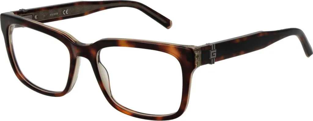 Monture de lunettes Guess GU50084 rectangulaire en acétate marron