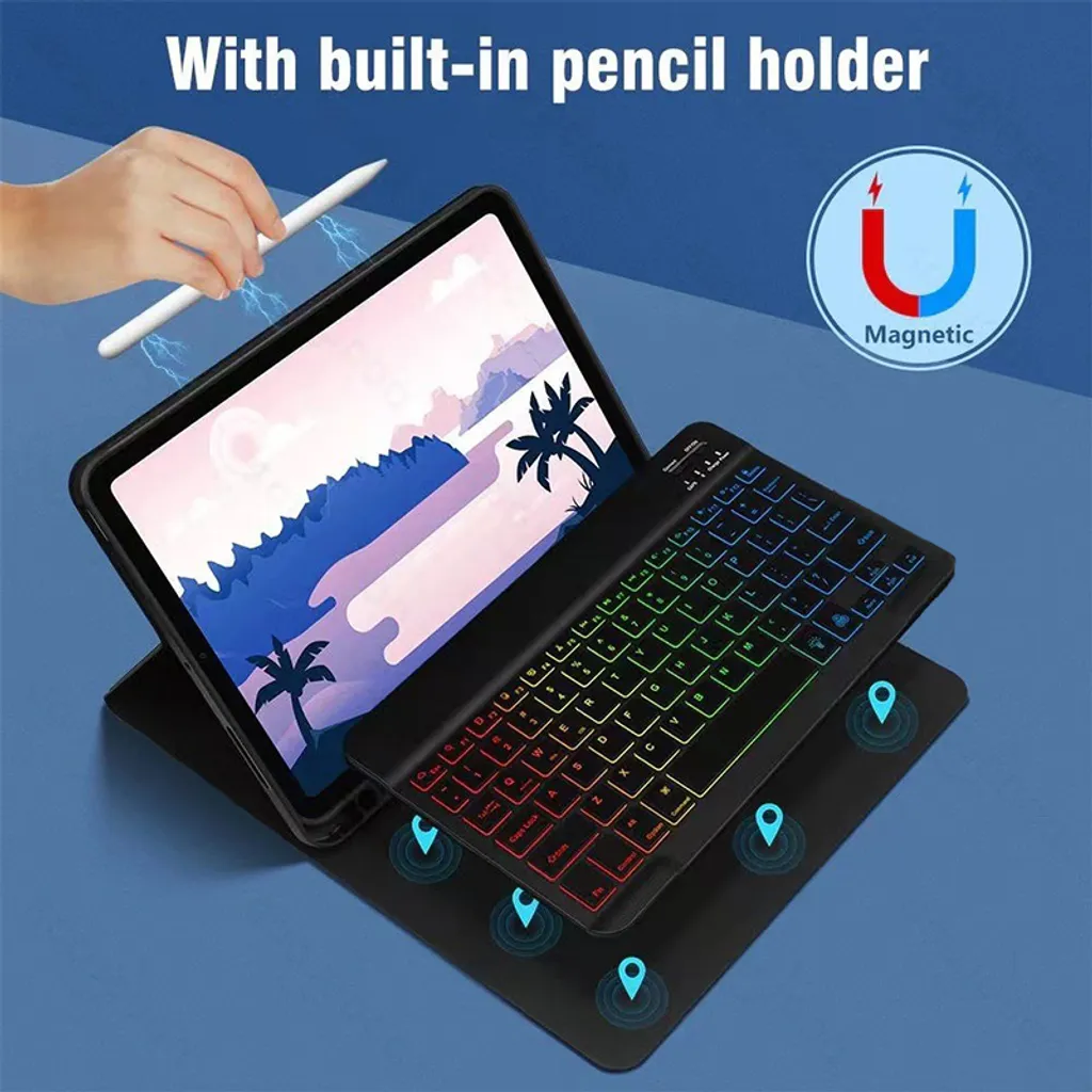 Étui clavier iPad RGB : la solution pour taper plus vite et protéger - 2