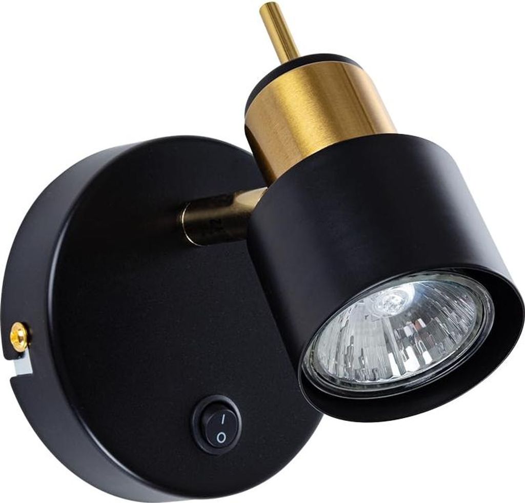 ARTE LAMP Deckenlampe für 4 LED Lampen – Deckenstrahler für Küche – Deckenleuchte mit Kabel - Weiße Metallarmatur.Color:Schwarz,Size:1