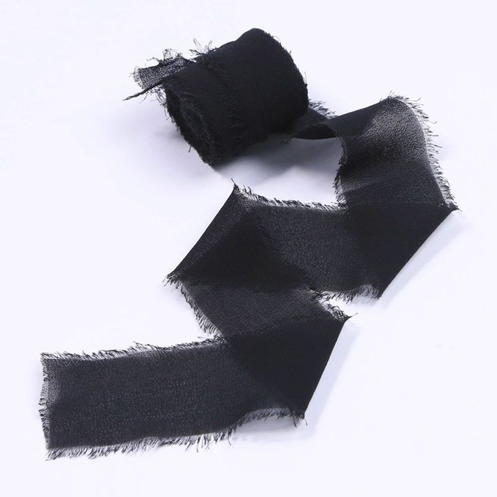 1 Roll Tulle Roll Feine Verarbeitung Weites Anwendung Polyester Langes Festes DIY -Band Spulen für Geschenk-Schwarz