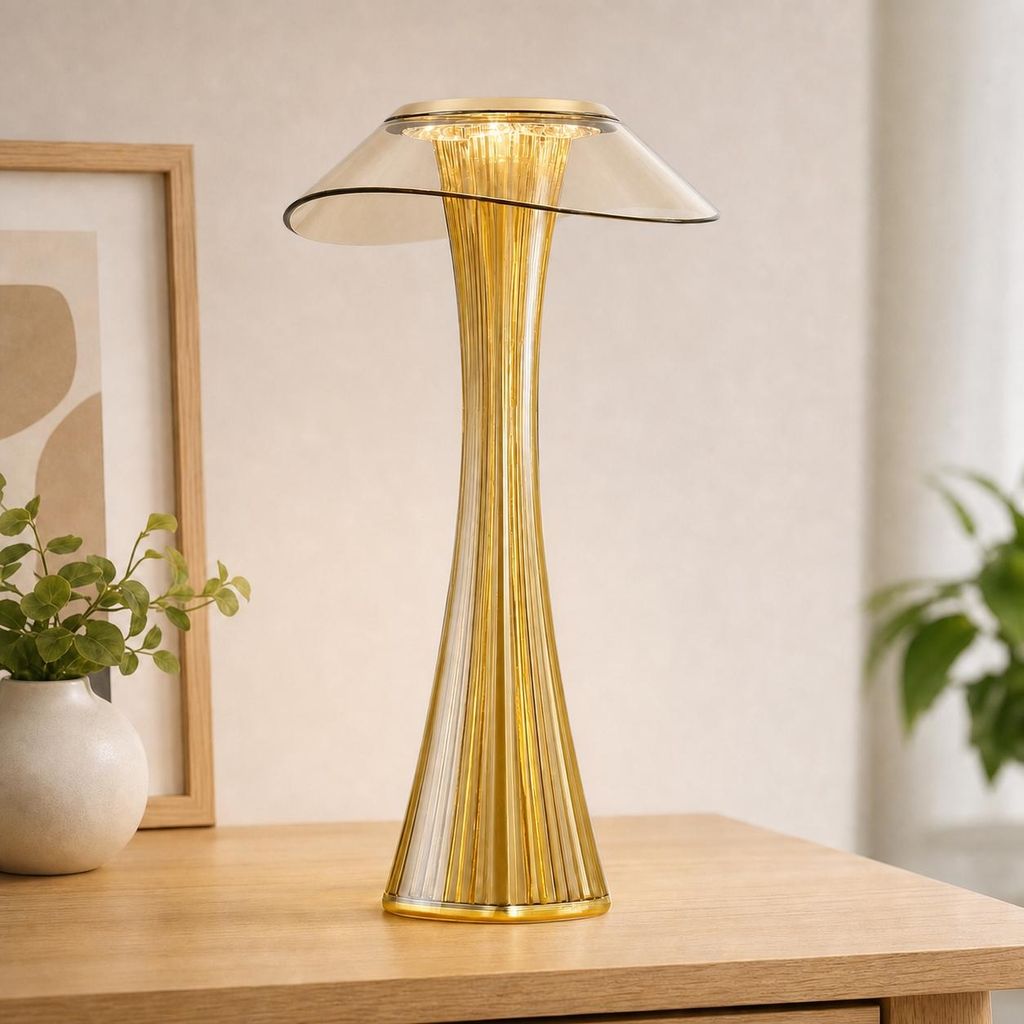 ZMH LED Tischlampe Touch Dimmbar 3000-6500K Gold Produktbild 