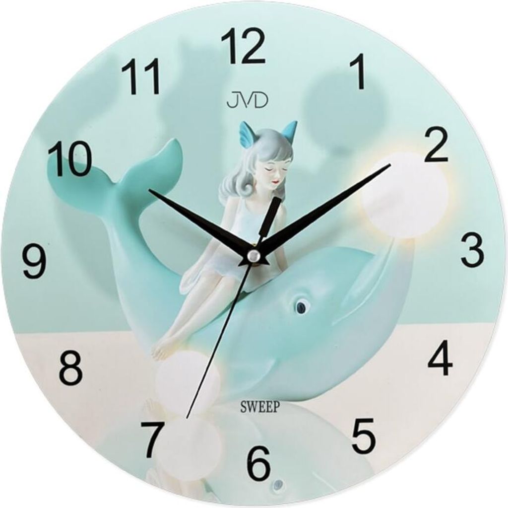 Kinder-Wanduhr JVD HJ108, 30cm