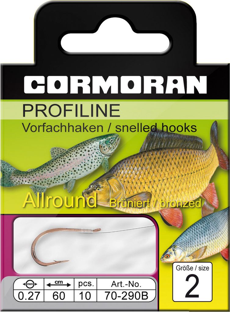 Cormoran Profiline Allroundhaken gebunden Gr.10 0,20mm