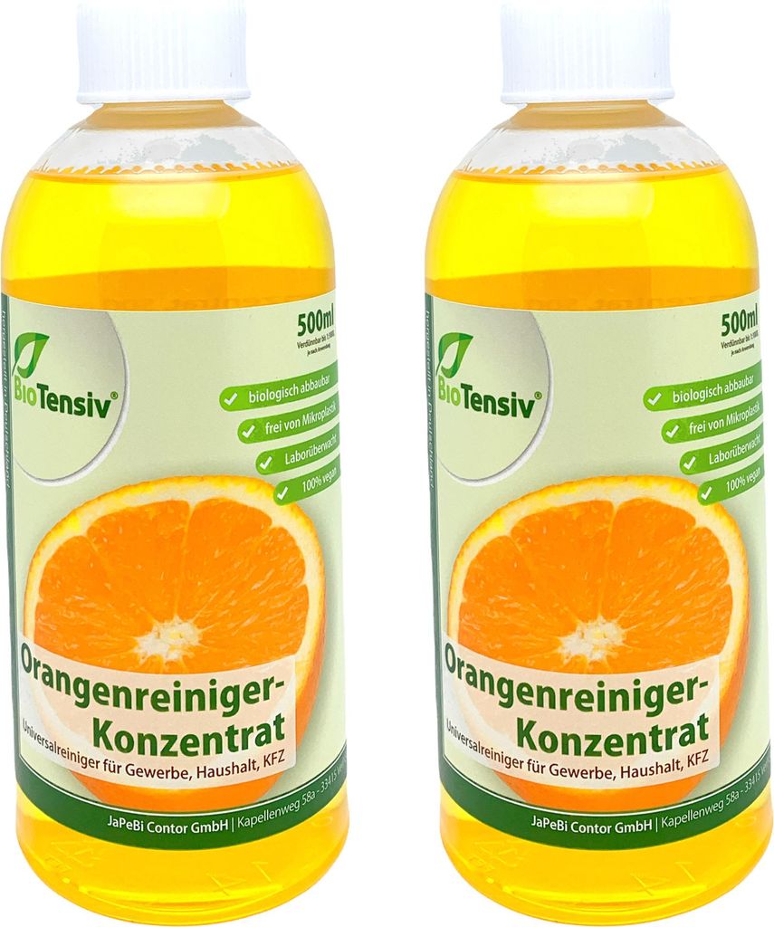 BioTensiv Orangenreiniger Konzentrat Allzweckreiniger Produktbild 