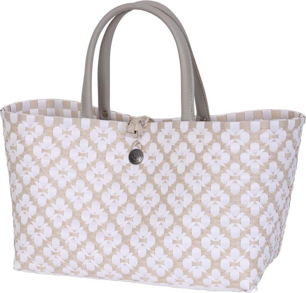 Handed By - Mini Motif Bag Shopper - Pale Grey