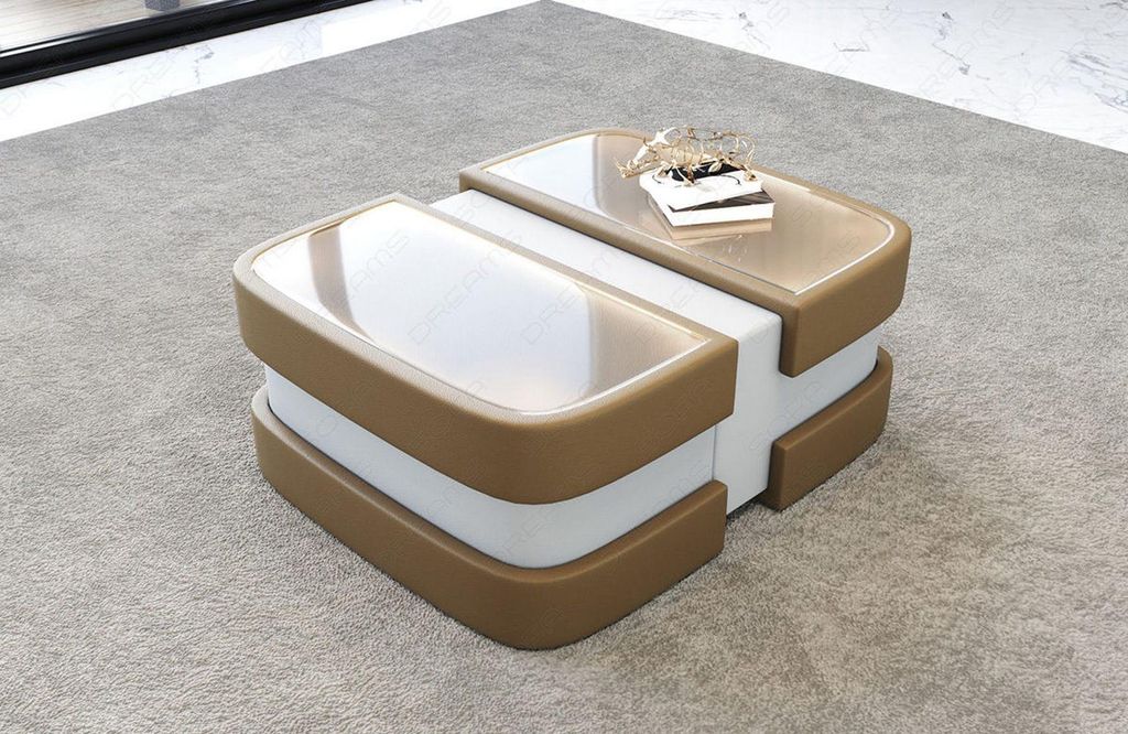 Couchtisch Elegante – Leder & Stil