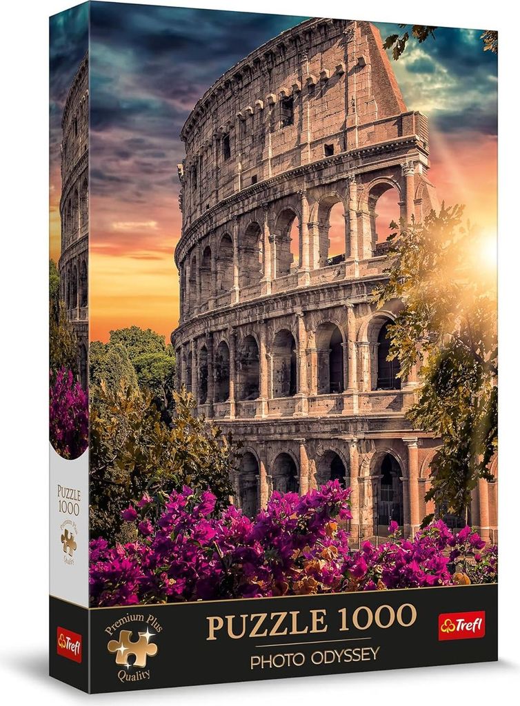 TREFL Puzzle 1000 Premium Plus Colosseo Roma 10857 Immagine del prodotto 