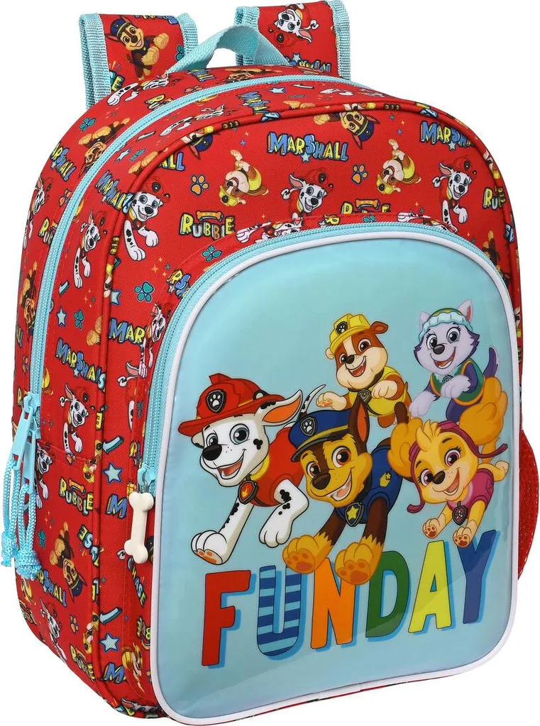 Sac à dos PAW Patrol Safta Funday 34cm pour Enfant en Polyester Bleu