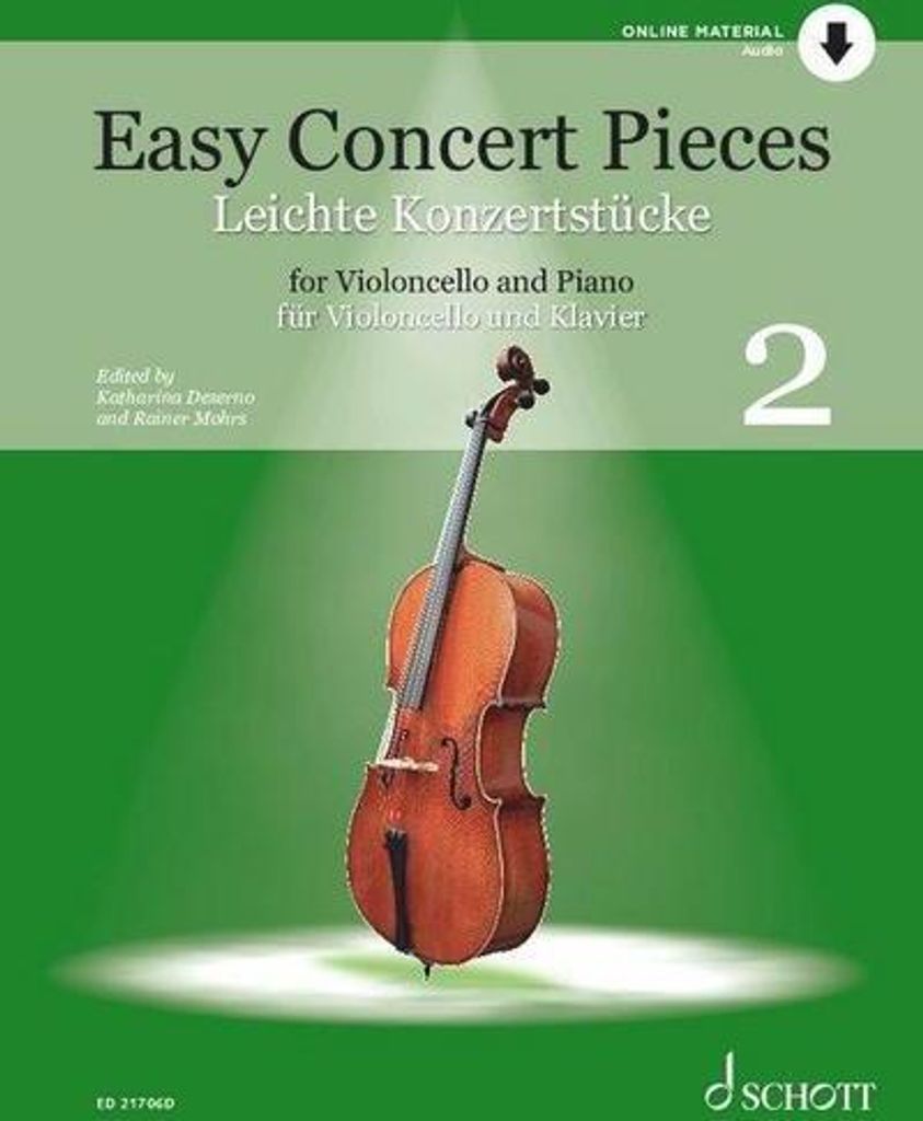 Leichte Konzertstücke für Violoncello und Klavier. Band 2