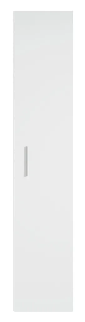 Meuble de rangement salle de bain Pluto 30 cm Béton gris et Blanc
