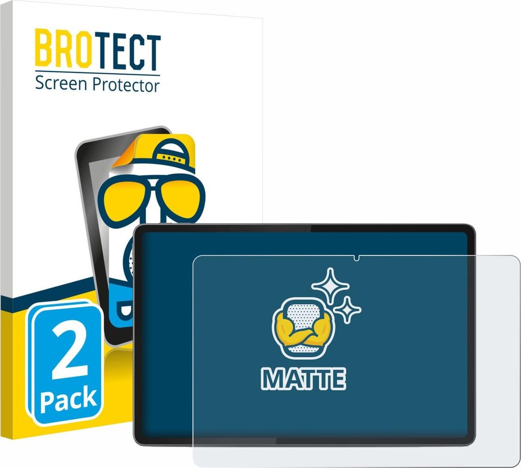 2x BROTECT Schutzfolie für Lenovo Yoga Tab 11.1" 2025 Displayschutz Displayschutzfolie Folie Matt Entspiegelungsfolie