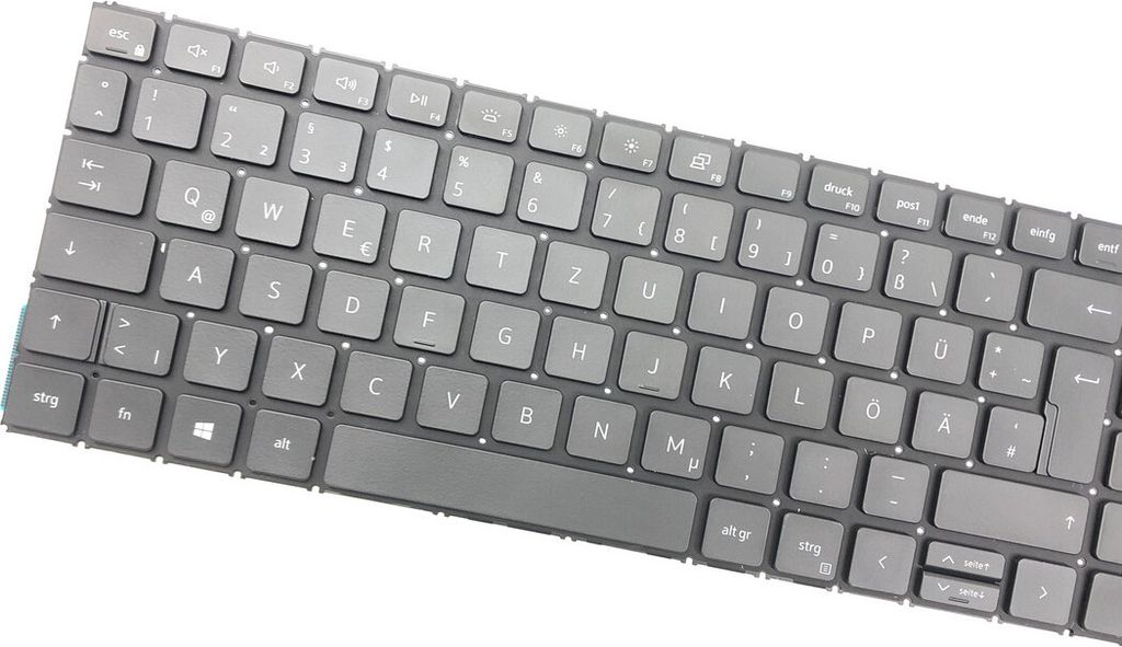DEUTSCHE - Schwarz Tastatur Keyboard Beleuchtung kompatibel für Dell Latitude 15 3520-4NRX2
