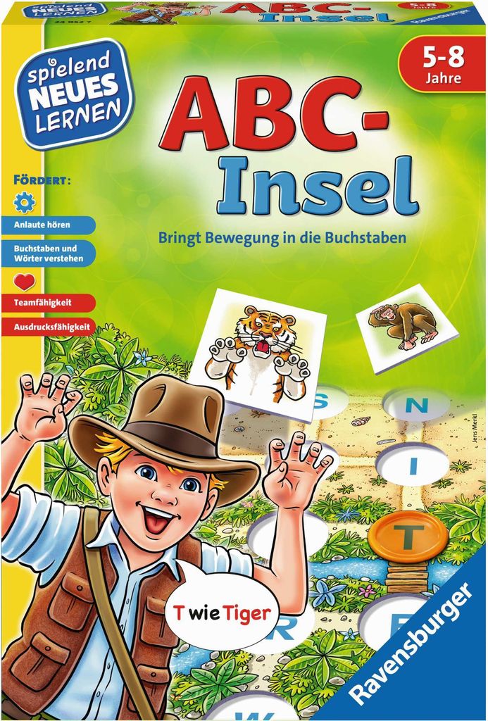Ravensburger Spielend Neues Lernen Aktionsspiel ABC-Insel Produktbild 