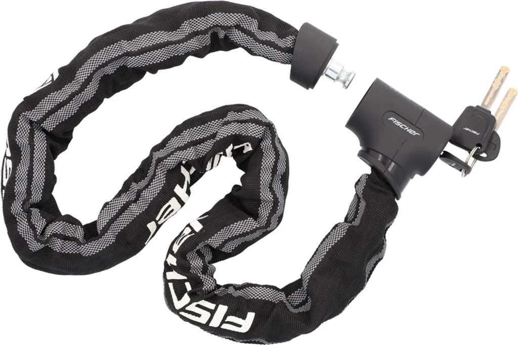 Fischer 50746 Antivol à Chaîne Vélo Protec Plus+ CK100 Haute Sécurité