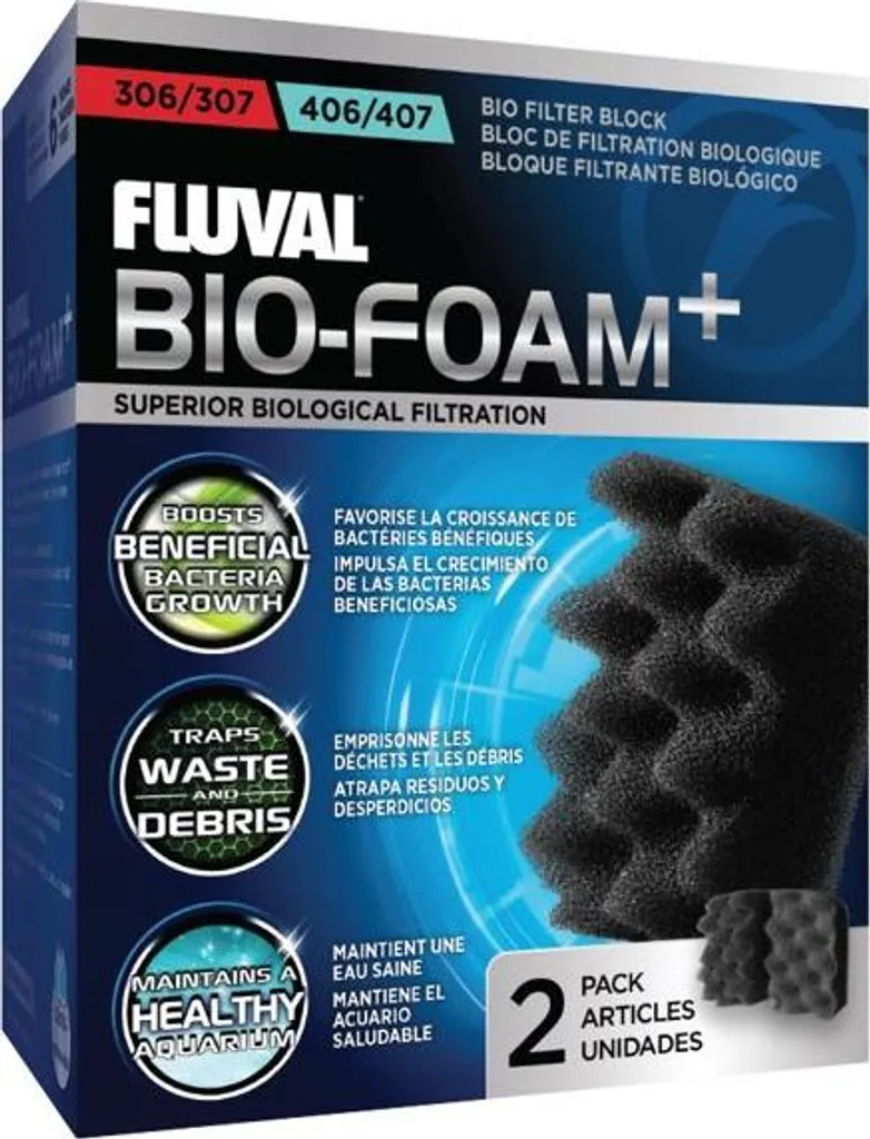 Spugna Bio-Foam Fluval per 306 e 406 - Salute Naturale dell'Acquario