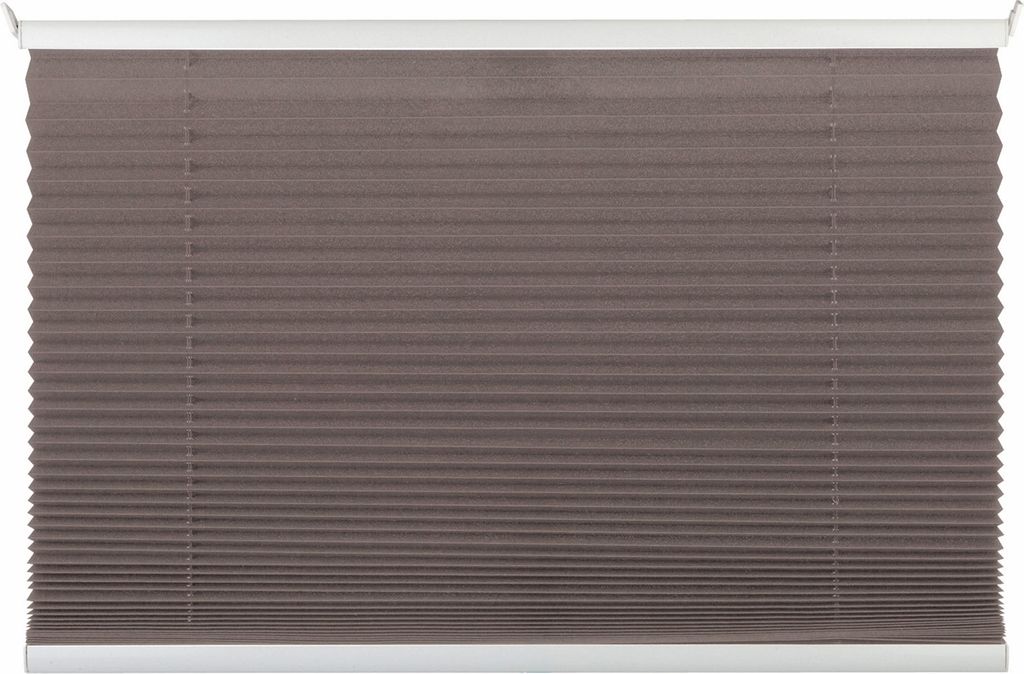 Plissee - Taupe - 120 x 130 cm - Klemmfix