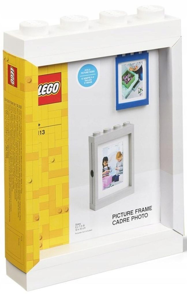 LEGO® white photo frame NHG cardboard box Produktbild 