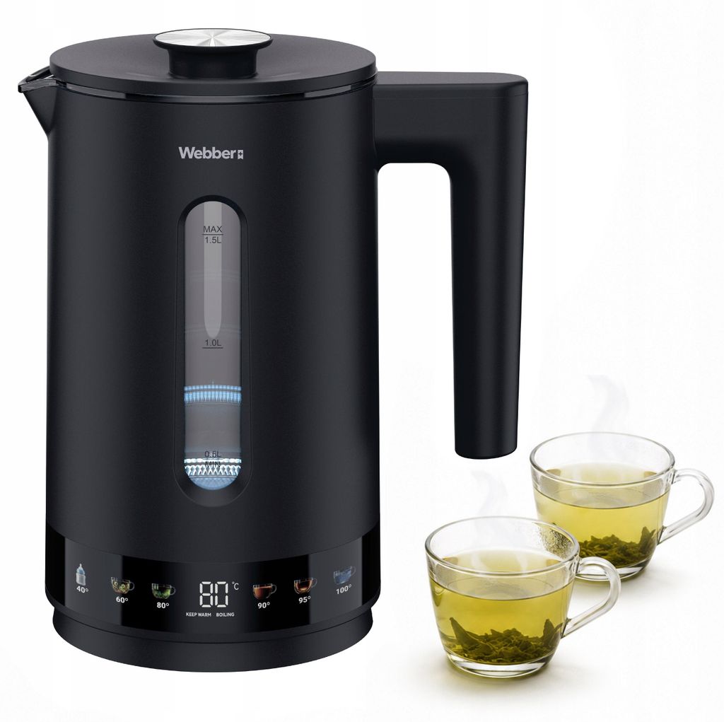 Hervidor Webber WK125, 1,5 litros, 1800 W, con LED, 6 Imagen del producto 