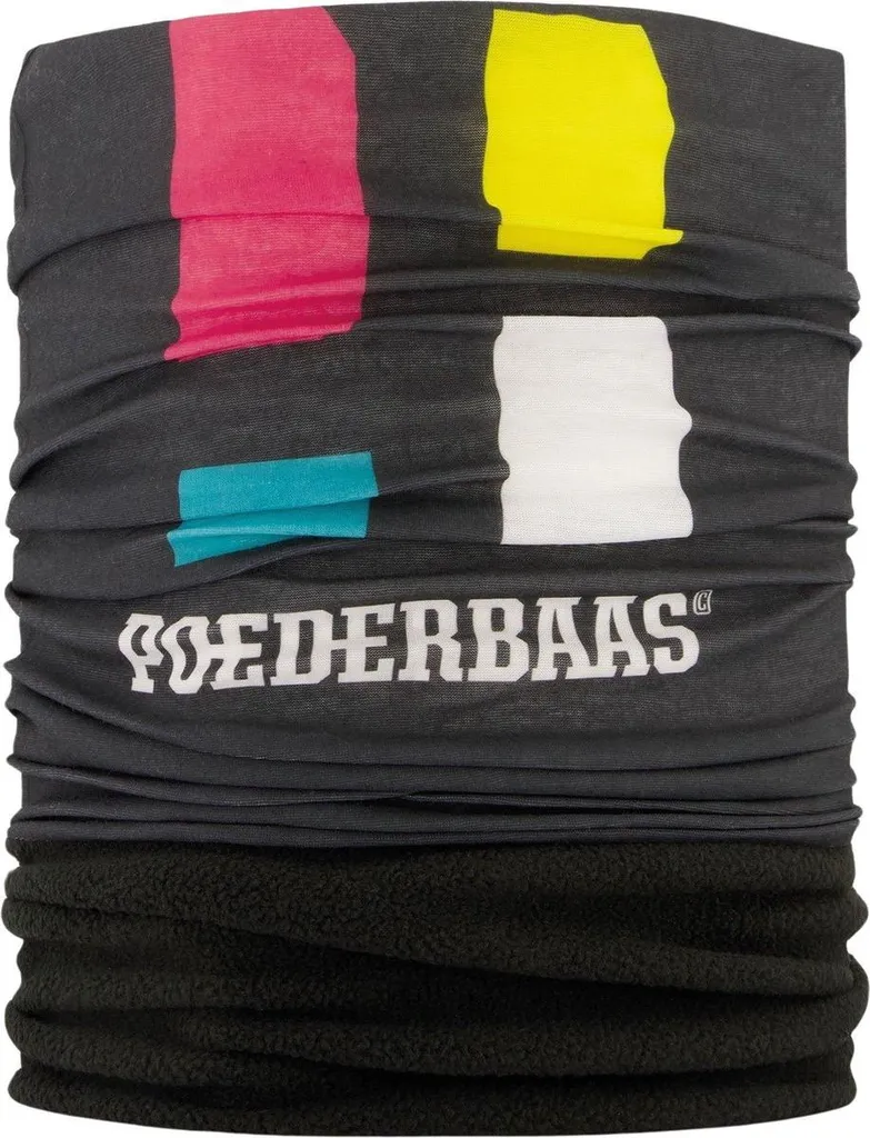 Scaldacollo Poederbaas con pile nero/multicolore