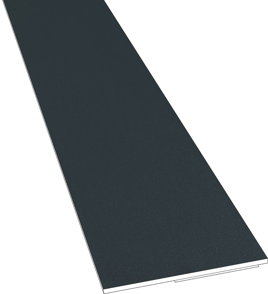 4x 6m | PVC Fensterleiste 30mm | ohne Lippe | Farbe = Anthrazitgrau | Abschlussleiste Flachleiste Zierleiste Kunststoffleiste Fenster Montage