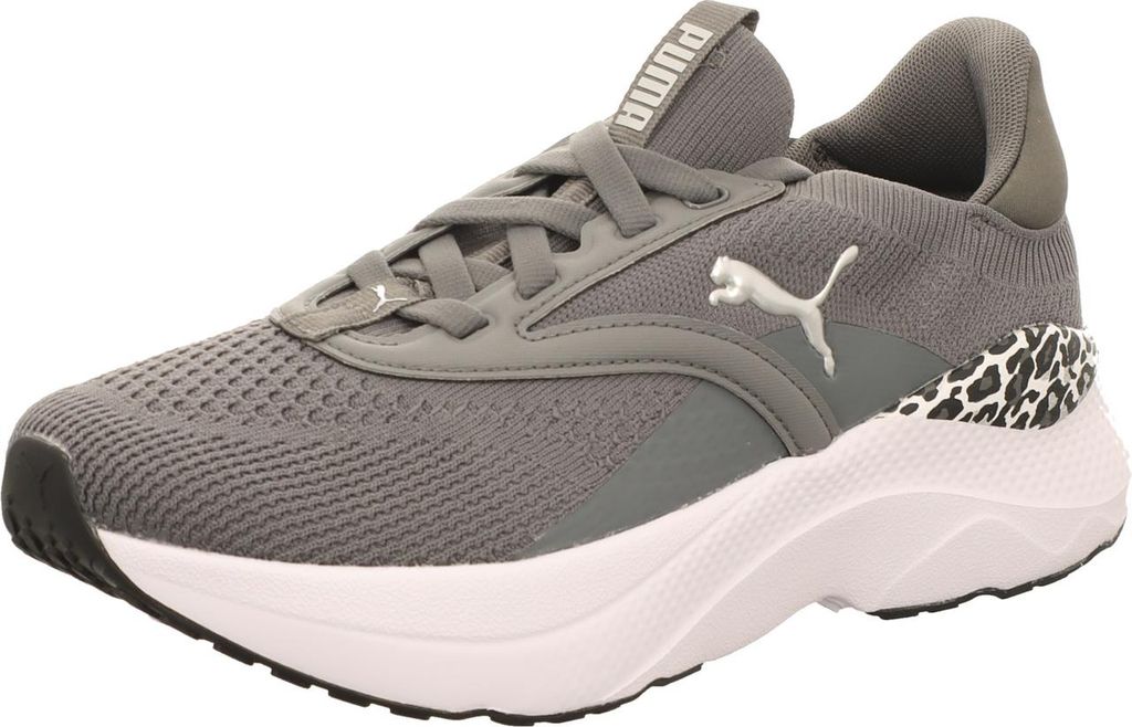 Puma Softride Mayve Animal Wns Damenschuhe Halbschuhe Slipper sportlicher Schnürer Grau Freizeit, Schuhgröße:EUR 41 | UK 7