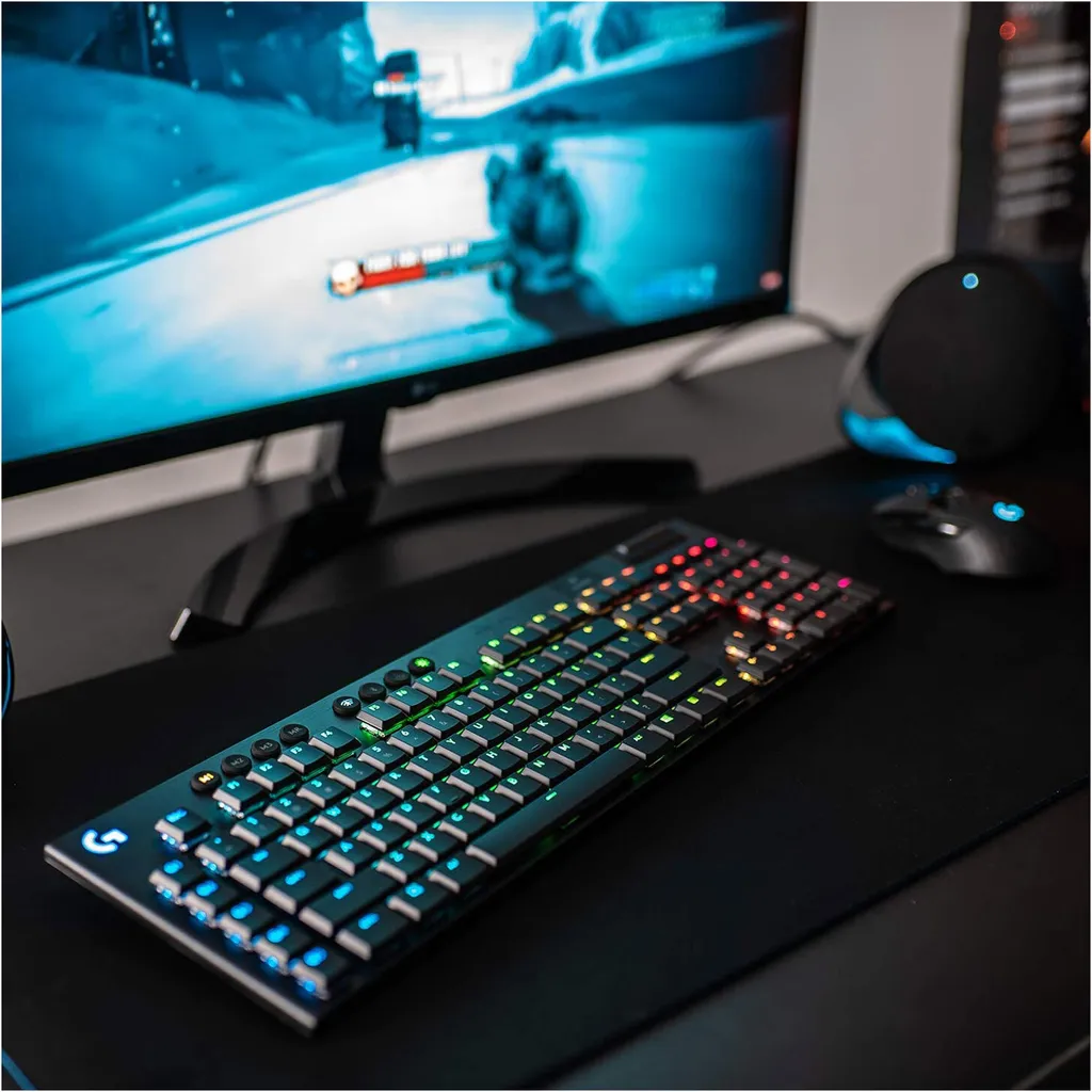 Clavier Mécanique Gamer Logitech G915 Bluetooth et USB LIGHTSPEED Noir - 8