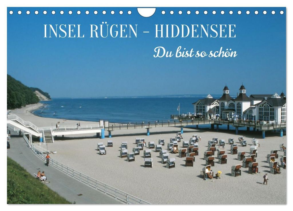 INSEL RÜGEN - HIDDENSEE. Du bist so schön. (Wandkalender 2027 DIN A4 quer), CALVENDO Monatskalender
