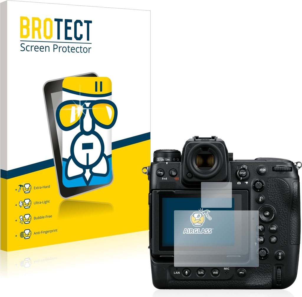 BROTECT Schutzglas für Nikon Z 9 (Display + Produktbild 