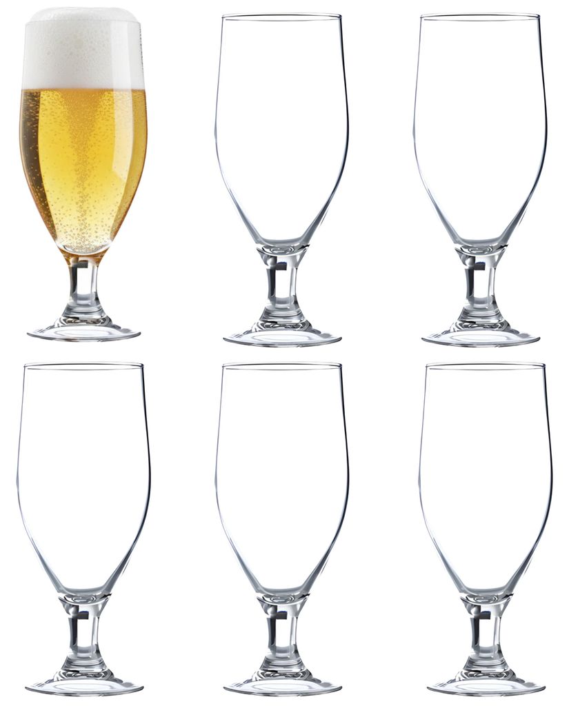 Vicrila Spezial Bierglas Set - 6x - gehartetes Glas - 38 cl