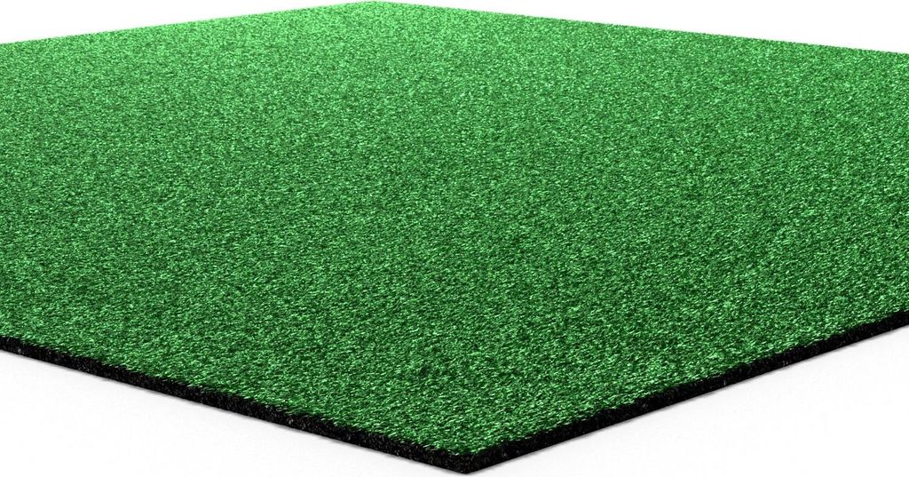 ATLETICA GreenProtect Kunstrasen Matte 10mm | 100x100cm | Robuster Gym-Kunstrasen – 100×100 cm für Sled Push, Agility & Crosstraining | Rutschf...
