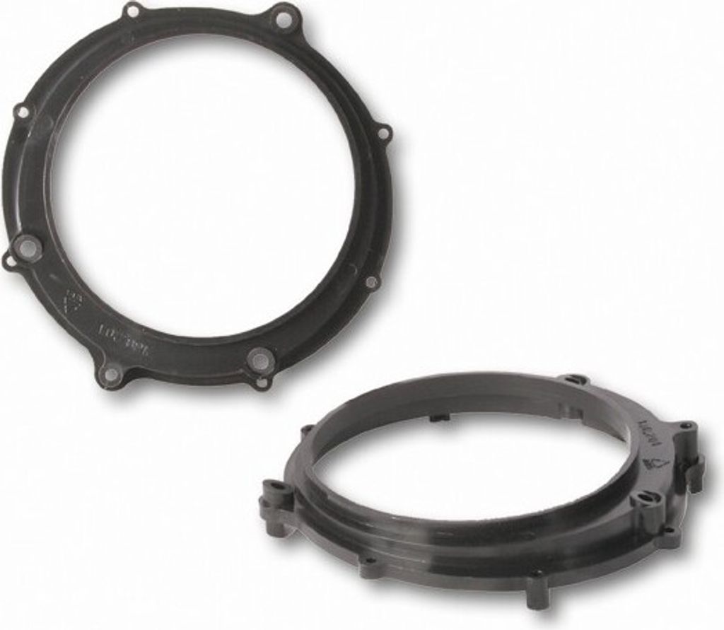 1 Paar Lautsprecher Adapterringe passend für Audi A4 B5 ab 1995-2001, 130mm, Türen vorne