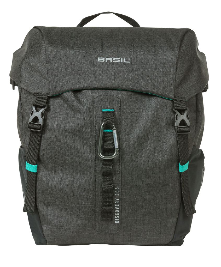 Basil Einzelpacktasche Discovery 365D M Schwarz Melee Produktbild 