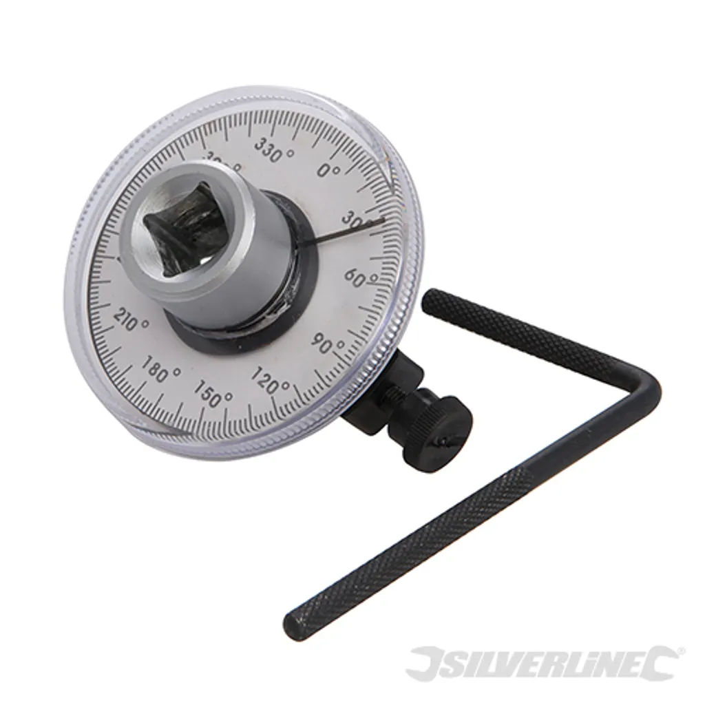 Silverline 254617 Goniomètre d'angle pour clé dynamométrique 1/2"