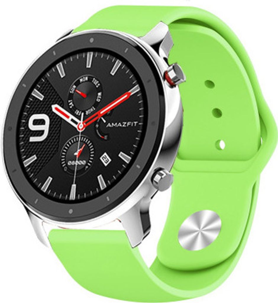 Strap-it Xiaomi Amazfit GTR Sportarmband (Hellgrün)