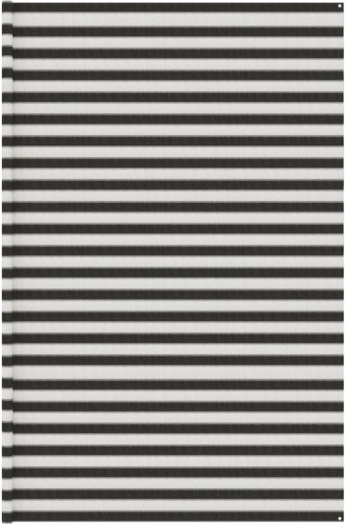 Tapis de tente anthracite et blanc 400x500 cm HDPE Image du produit 