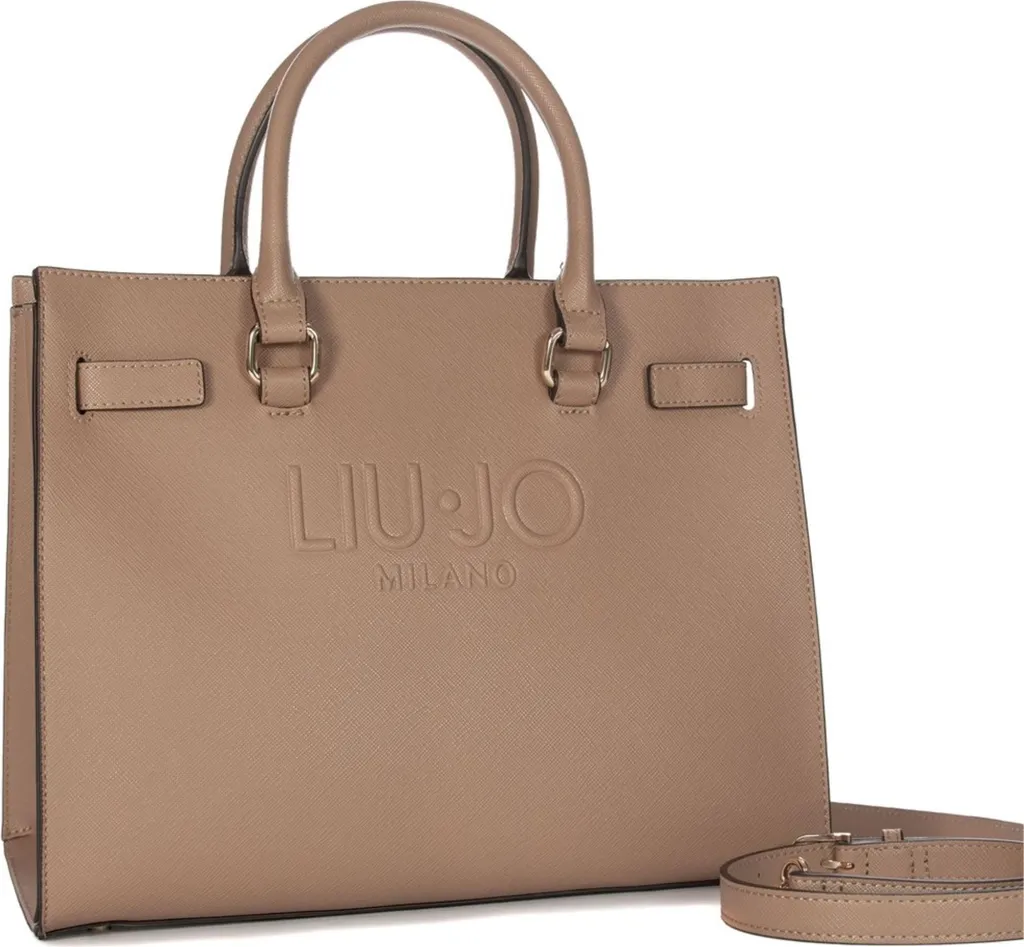 Sac cabas Liu Jo AA5149E0087Cammello à triple compartiment - 2